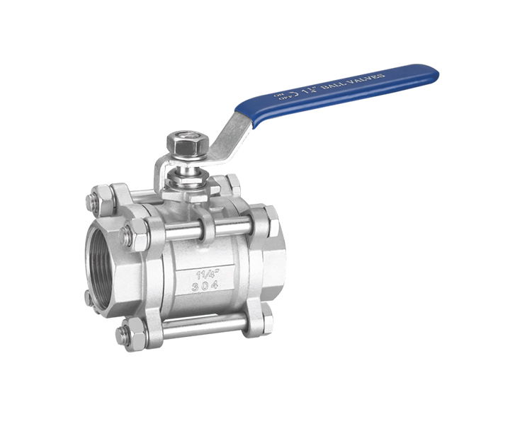 三片式全流量內螺紋口、套焊口、對焊口球閥