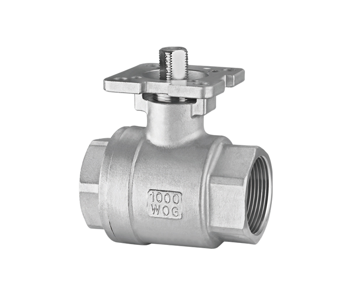 二片式高平臺螺紋球閥