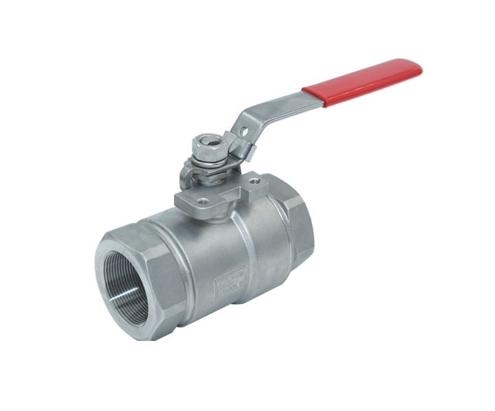 二片式低平臺全流量管螺紋口球閥