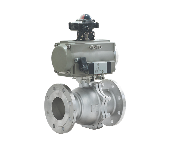 二片式直接安裝型全流量法蘭口球閥