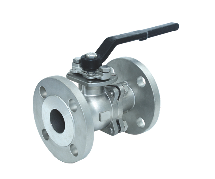 二片式低平臺全流量法蘭口球閥