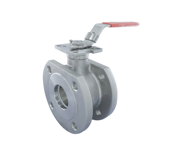 一片式薄型高平臺法蘭球閥